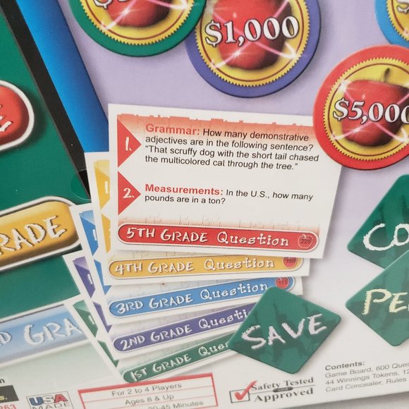 New Sealed Are you smarter than a 5th grader Board game Gift 8+ 2009 - Picture 13 of 14